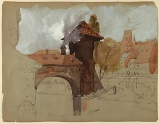 Studio di ponte e canale