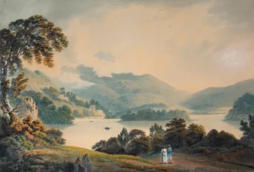 Loch Lomond vicino a Luss, con Ben Lomond a nord
