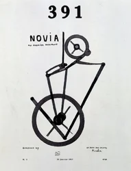 Copertina della rivista "391" n° 1 di Picabia (1879-1953), 25/1/1917.