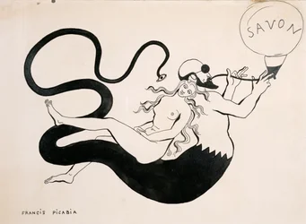 Disegno per il periodico dadaista "La Revue", numero 391, n. 3.