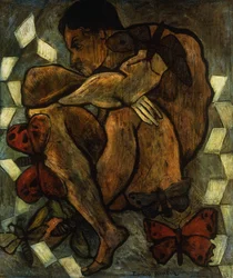 Uomo nudo con le farfalle; Homme nu aux Papillons