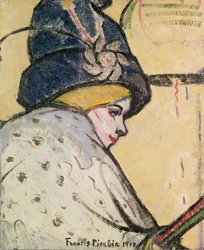 Ritratto di Jeanne Marie Bourgeois (1874-1956), nota come Mistinguett