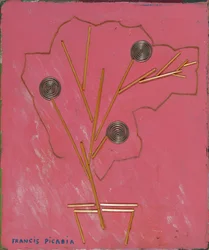 Vaso di fiori, 1924-25 circa (tecnica mista su tela)