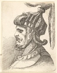 Testa con elmo, 1662-78