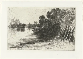 Riva del Tamigi a Brentford (Brentford Ferry)