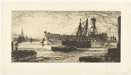 Smantellamento della nave Agamennone