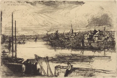La vecchia Chelsea, dalla finestra di Whistler (Battersea Reach)