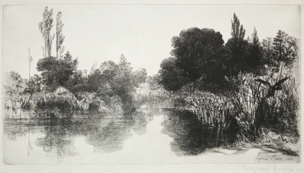 Shere Mill Pond, No. 11 (La grande lastra)