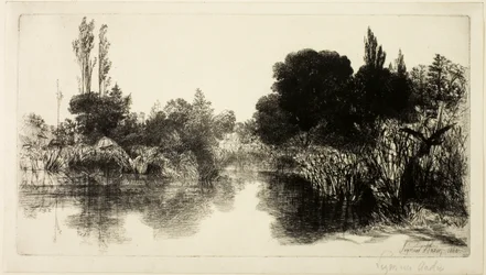 Shere Mill Pond, No. II (grande lastra)