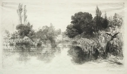 Shere Mill Pond La Piastra Maggiore, 1860