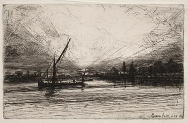 Tramonto sul Tamigi