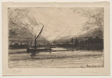 Tramonto sul Tamigi