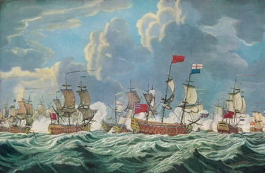 Battaglia della Baia di Quiberon, c1765