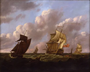Paesaggio marino (olio su tela)