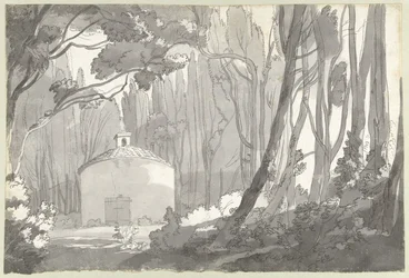 Nel parco della Villa Mondragone a Frascati