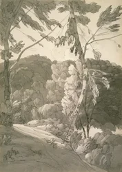 Paesaggio boscoso n.1091 (Una scena a Indinowle) 1783