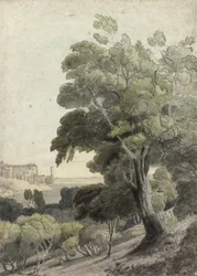 Tivoli, con Roma in lontananza, c.1781