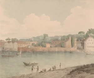 Vauxhall Stairs, da Millbank, 5 luglio 1797