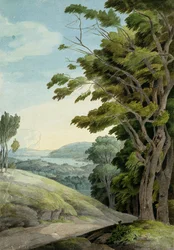 Veduta dal parco di Rydal