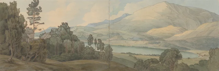 Veduta del lago Coniston, Lancashire
