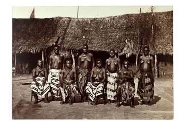 Mogli di Re Giorgio, Opobo, vicino a Calabar, Nigeria, c.1870