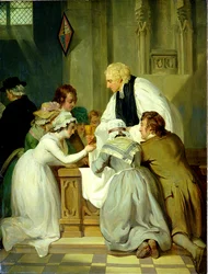La Comunione (olio su tela)