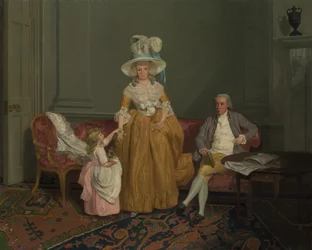 La famiglia Saithwaite, ca. 1785