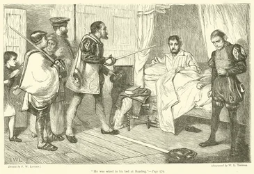 Fu catturato nel suo letto a Reading