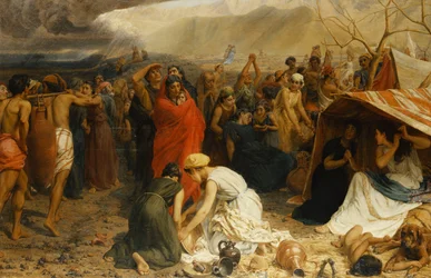 Rifugiati da Pompei, AD 79, 1873