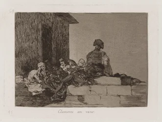 Clamori invano, tavola 54 da I disastri della guerra