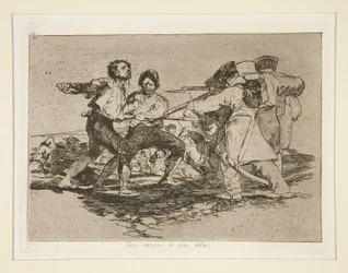 Con ragione o senza, pl. 2 dalla serie Los desastres de la guerra