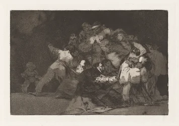 Disparate general, anche noto come Unas de gato y habito de beato, dalla serie Los disparates