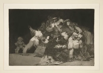 Disparate generale (Follia generale), tav. 9 dalla serie Los proverbios