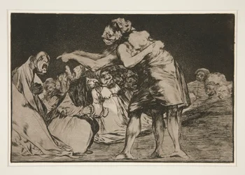 Disparate matrimoniale (Follia Matrimoniale), tav. 7 dalla serie Los proverbios