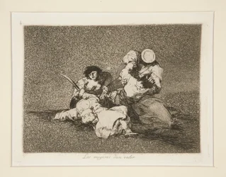 Las mugeres [sic] dan valor, pl. 4 da Los desastres de la guerra