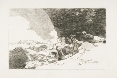 Piastra 23 da I disastri della guerra: Lo stesso altrove