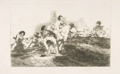 Tavola 24 da I disastri della guerra: Possono ancora essere utili, 1810