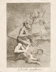 Tavola 70 da Los Caprichos: Devota professione, 1799