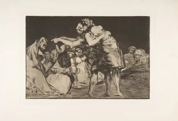 Tavola 7 dai Disparates: Follia Disordinata, ca. 1816-23 pubblicato 1864