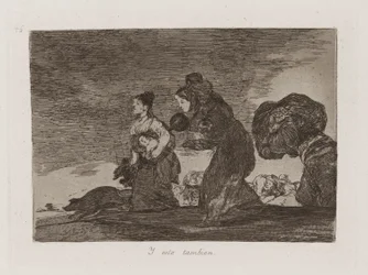 Y esto tambien (E anche questo), Tavola 45 da Los desastres de la guerra (I disastri della guerra)