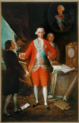 Don Jose Monino, Conte Floridablanca (dipinto su tela)
