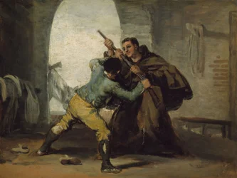 Frate Pedro strappa la pistola a El Maragato