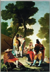La maja y los Embozados - la maja e gli uomini ammantati, cartone per l