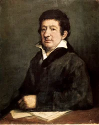Ritratto di Leandro Fernandez de Moratin (1760-1828), poeta e drammaturgo spagnolo. Dipinto di Francisco de Goya y Lucientes (1746-1828)