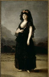 Ritratto della regina Maria Luisa con mantiglia