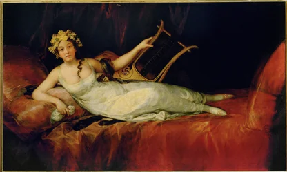 La marchesa di Santa Cruz, figlia dei duchi di Osuna (dipinto su tela)