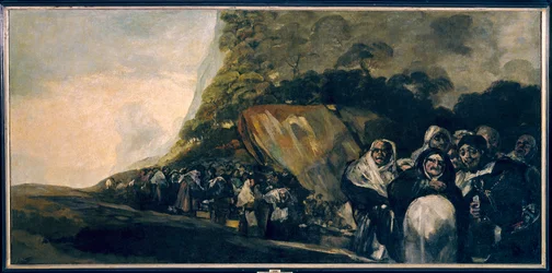 Il pellegrinaggio alla fonte di San Isidro Dipinto di Francisco de Goya (1746-1828) XIX secolo