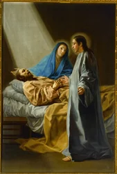 Transizione di San Giuseppe ... (dipinto su tela)