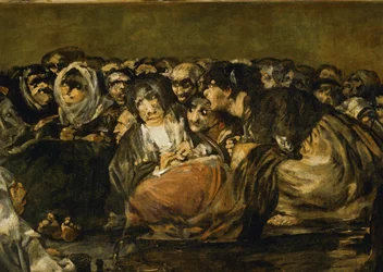 Il sabato delle streghe... (dipinto su tela)