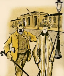 Due inglesi passano davanti a un obitorio, 1903